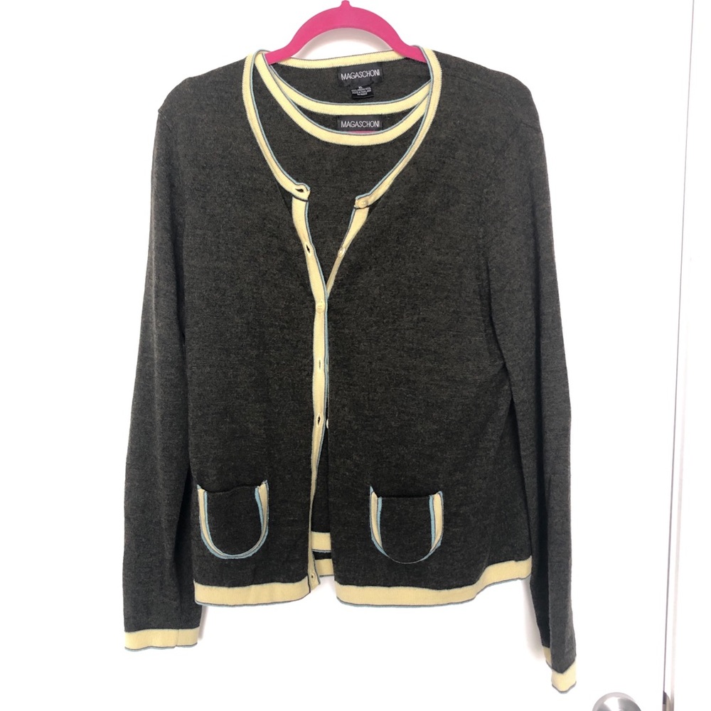 Magaschoni 100% Merino Wool Sweater Set